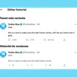 Fonction d'édition de tweet