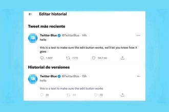 Fonction d'édition de tweet