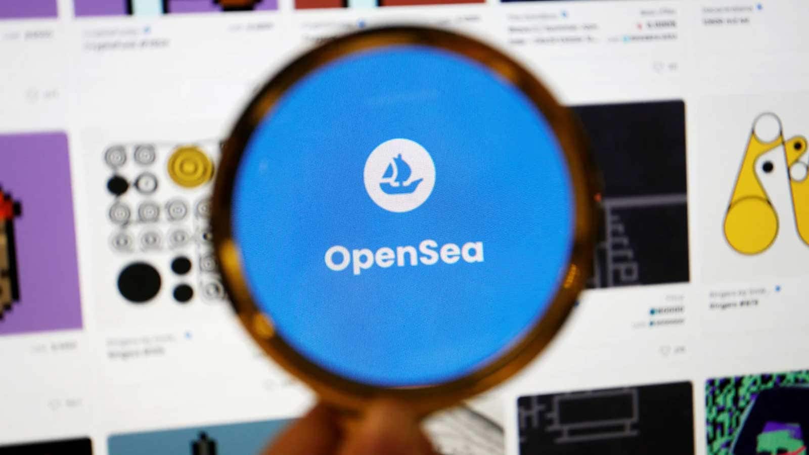La plateforme d'OpenSea est l'une des plus grandes places de marché NFT sur Internet.
