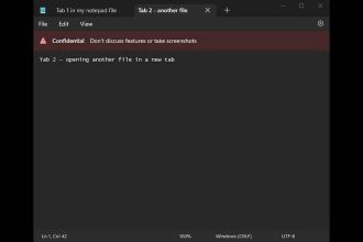 Le Bloc-notes de Windows 11 obtient des onglets : Fuite accidentelle par un employé de Microsoft