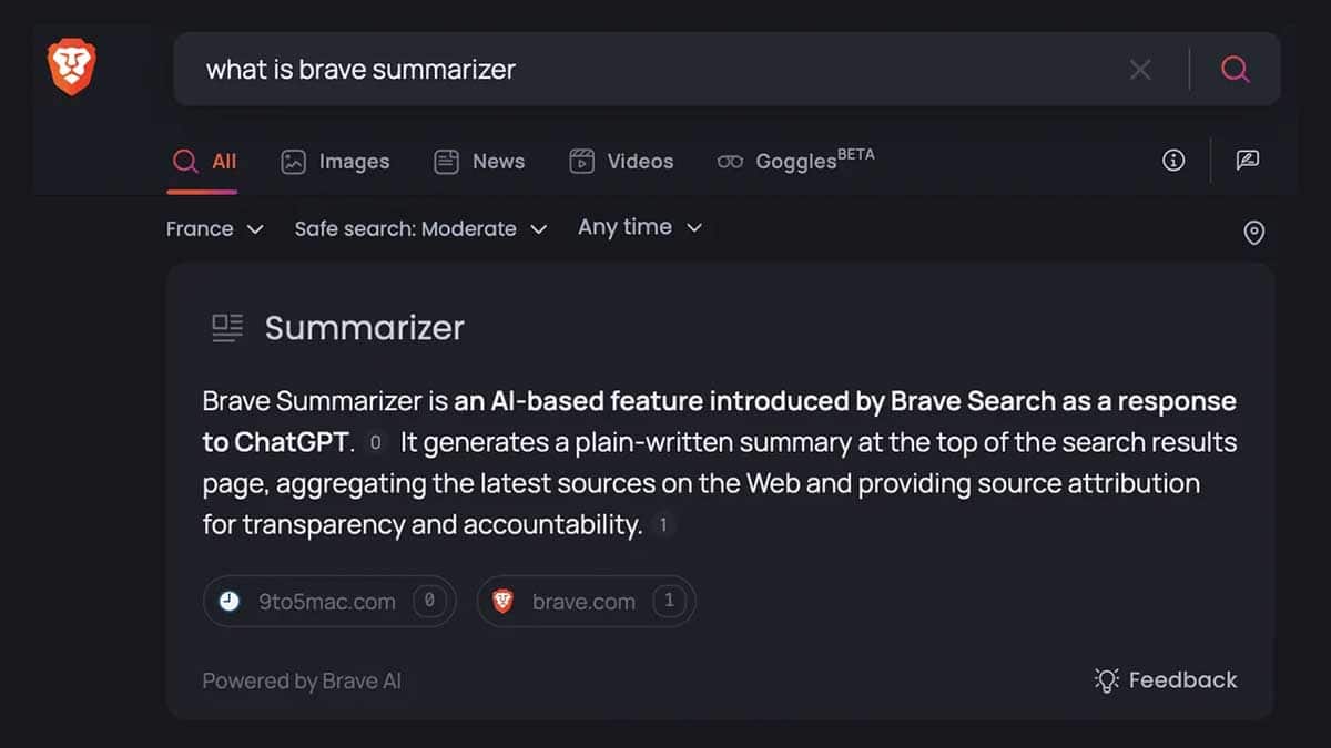 Révolutionnez votre expérience de recherche avec l'outil Summarizer de Brave