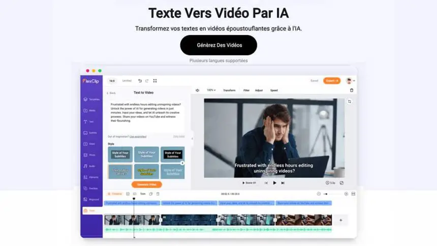 Nouvelles fonctionnalités IA : FlexClip révolutionne le montage vidéo !
