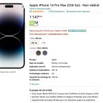 Prix Choc sur l'iPhone 14 Pro Max chez Amazon !