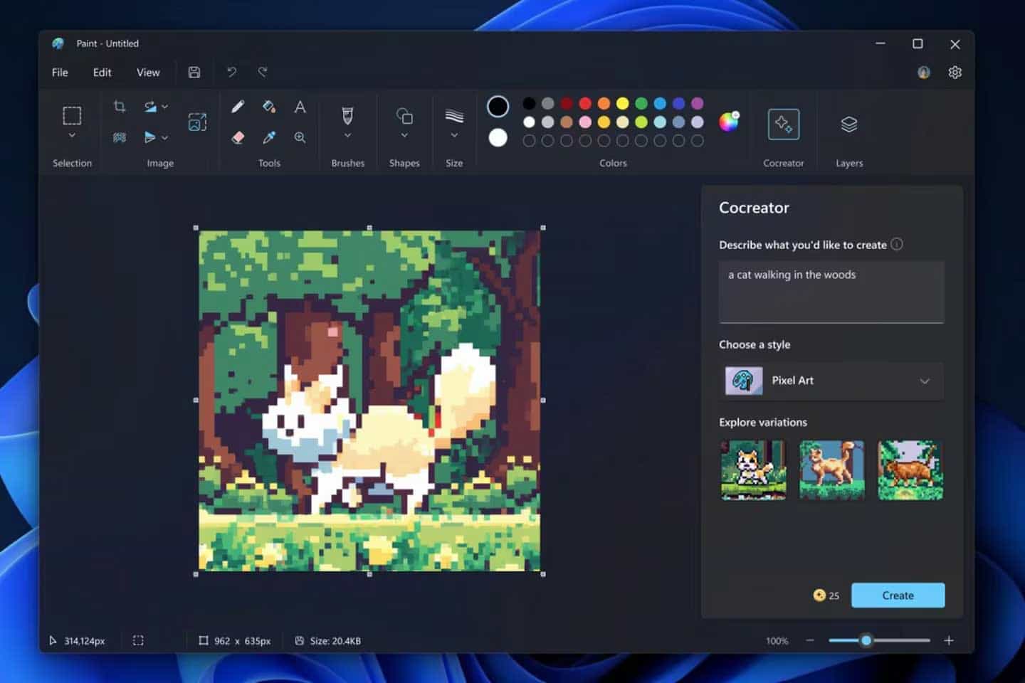 Paint Cocreator : créez des images par IA chez Microsoft