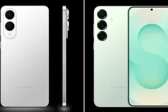 Vue comparative des Galaxy S25 Edge et S25 Plus affichant leurs différences de design et de modules photo