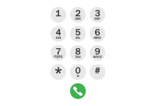 Clavier numérique de smartphone affichant les touches pour composer un numéro masqué.
