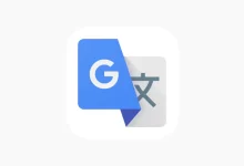 Logo de Google Translate sur fond clair illustrant un article sur le nouveau mode pratique d’apprentissage des langues.