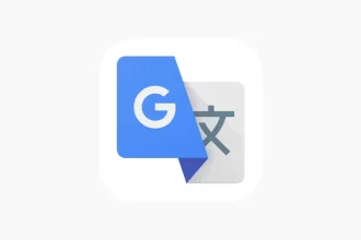 Logo de Google Translate sur fond clair illustrant un article sur le nouveau mode pratique d’apprentissage des langues.
