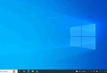 Bureau de Windows 10 affichant le menu Démarrer et les icônes principales.