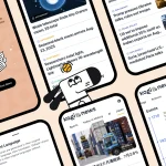Interface mobile de Kagi News présentant des articles quotidiens et un écran de personnalisation.