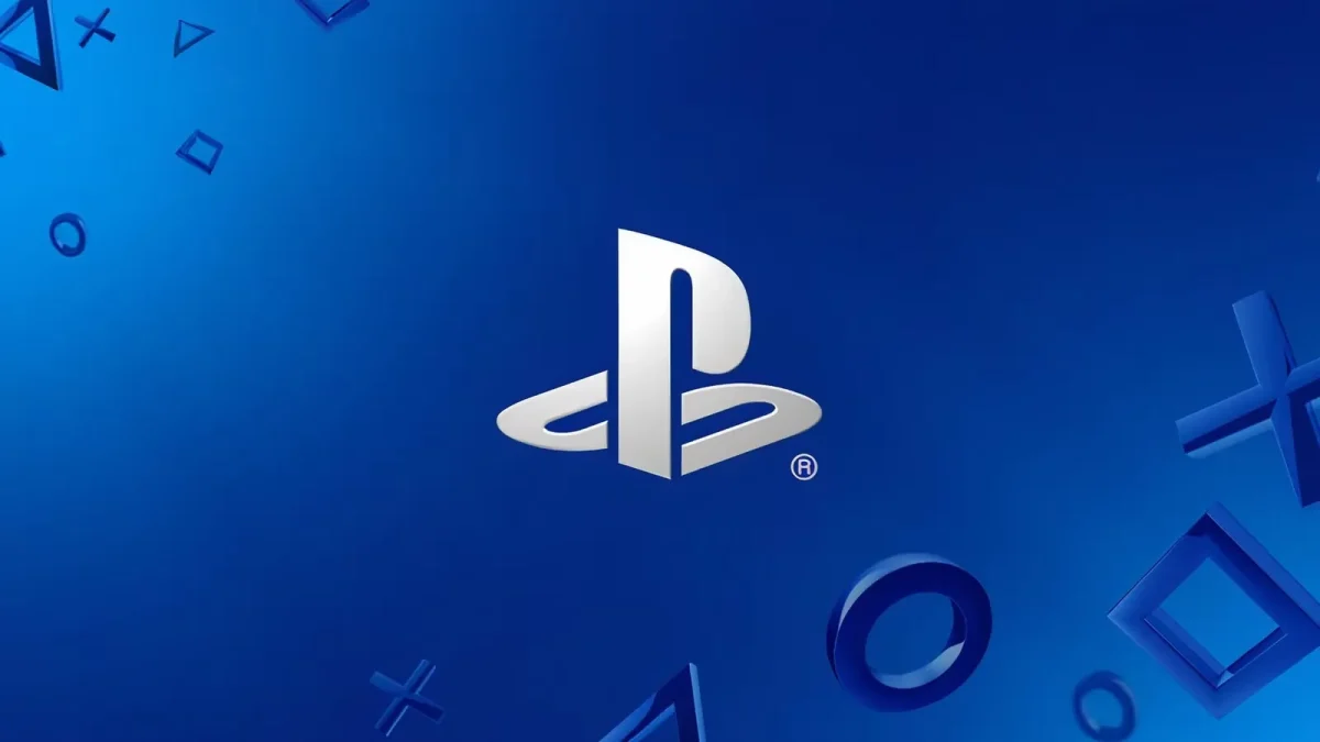 Logo PlayStation sur fond bleu illustrant les sorties PS5 et PS4 de la semaine
