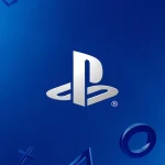 Logo PlayStation sur fond bleu illustrant les sorties PS5 et PS4 de la semaine