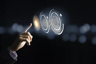 Représentation de la double connectivité réseau via un terminal mobile dans un contexte professionnel.